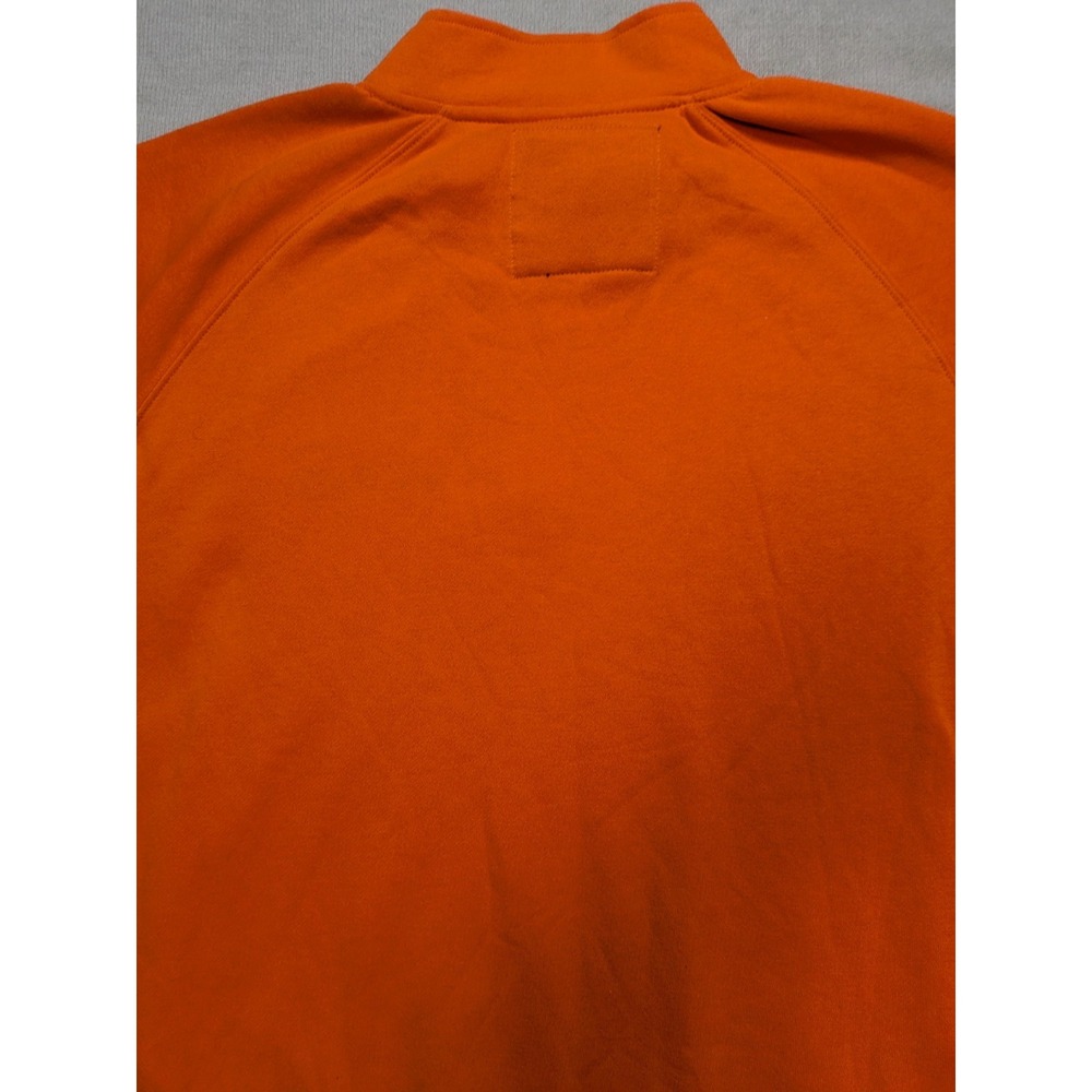 Auburn Tigers Pullover Mens 2XL XXL Orange Colosseum Sweatshirt Zip New Fleece - Picture 9 of 12